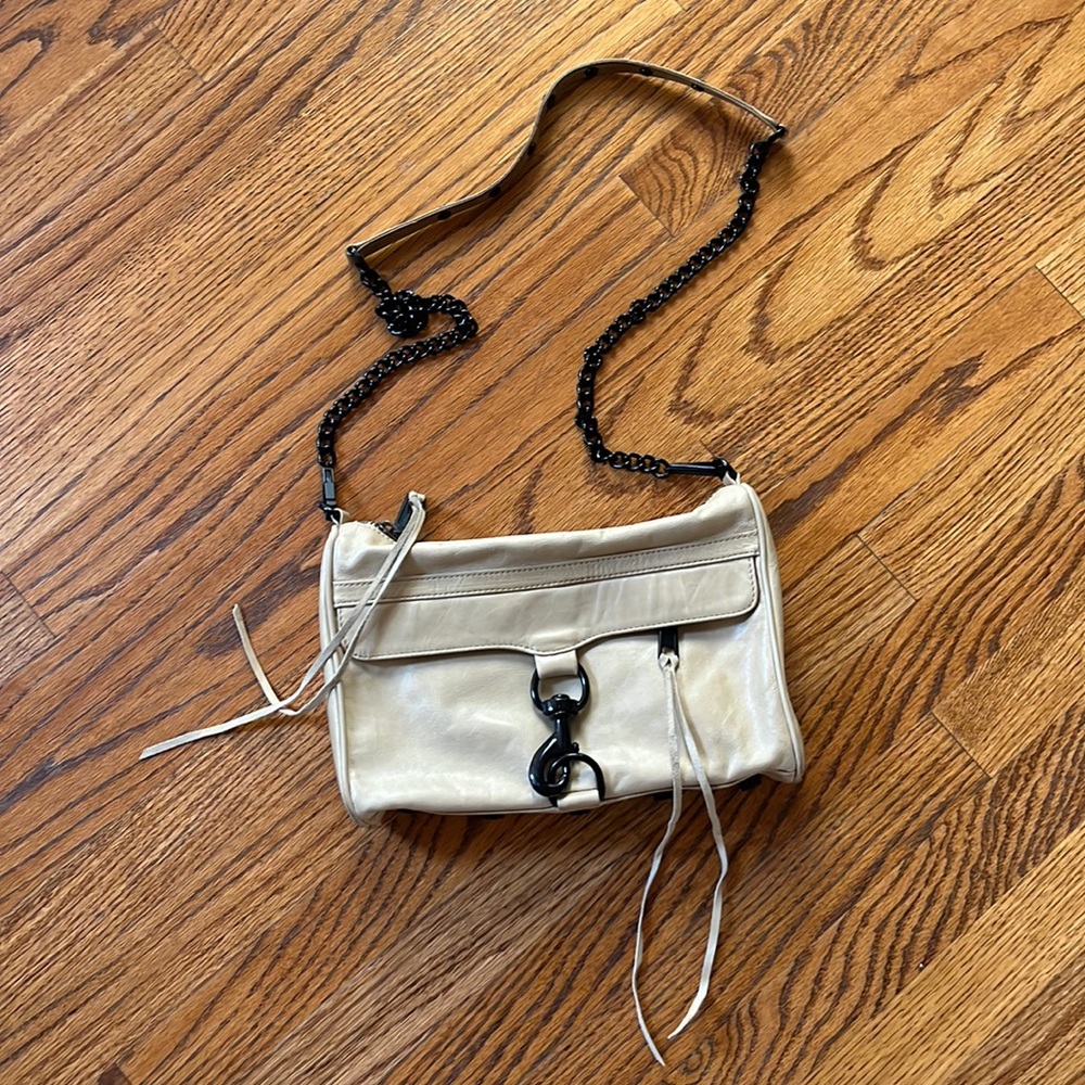 Rebecca Minkoff MAC Off White with Black Hardware